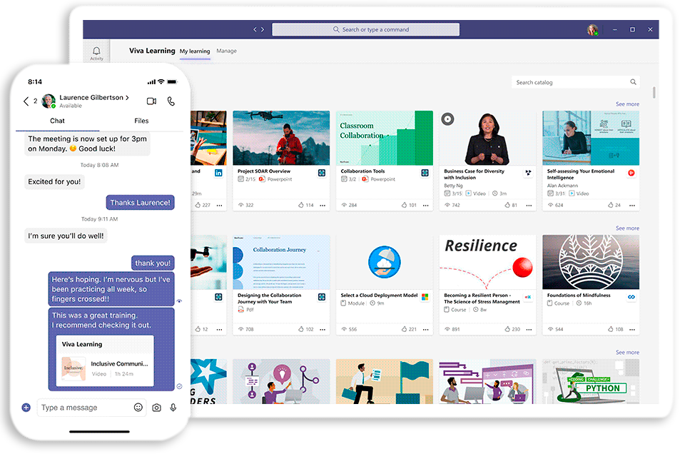 Viva Learning Dashboard