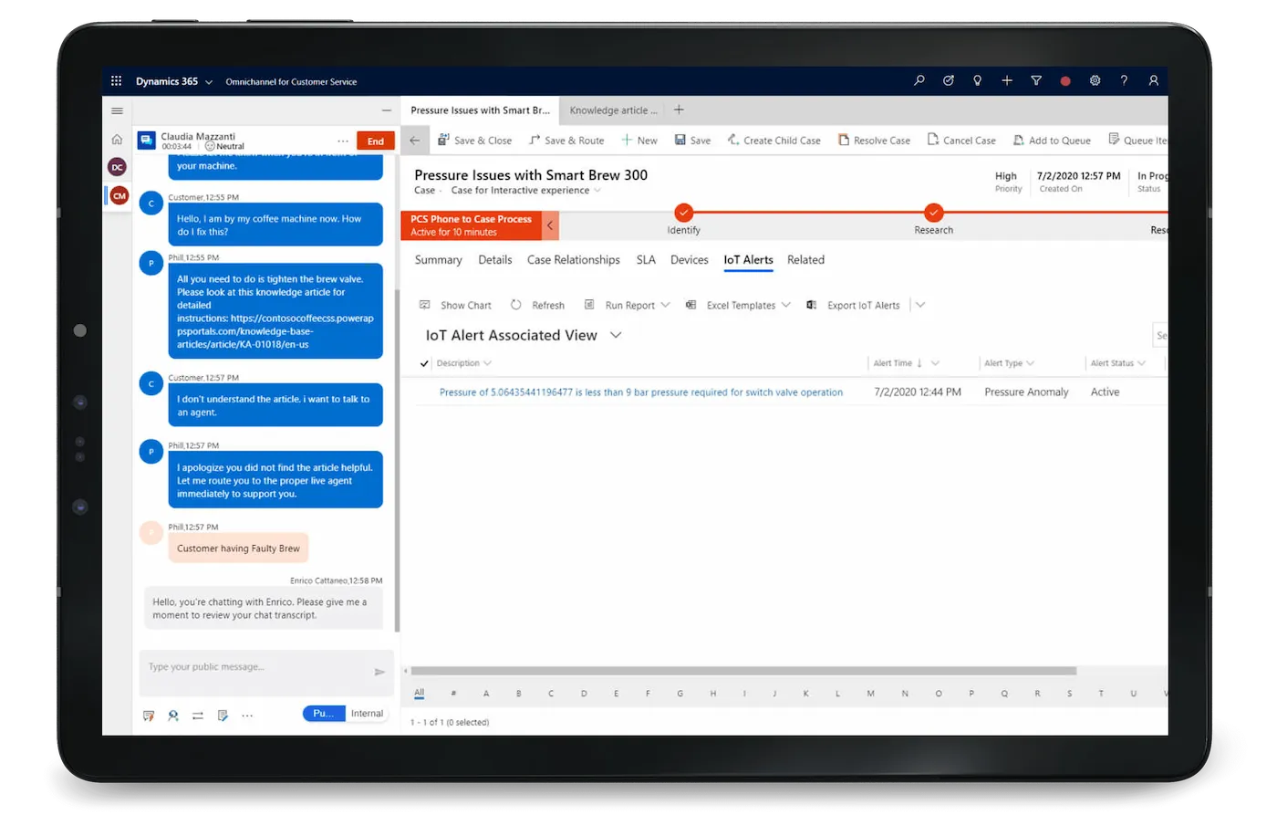 Dynamics 365 Customer Service help customer service managers solve problems